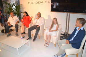 Mira con Vladimiro Riva (Vicenza Film Commission), Corrado Ceron e due piccoli attori.